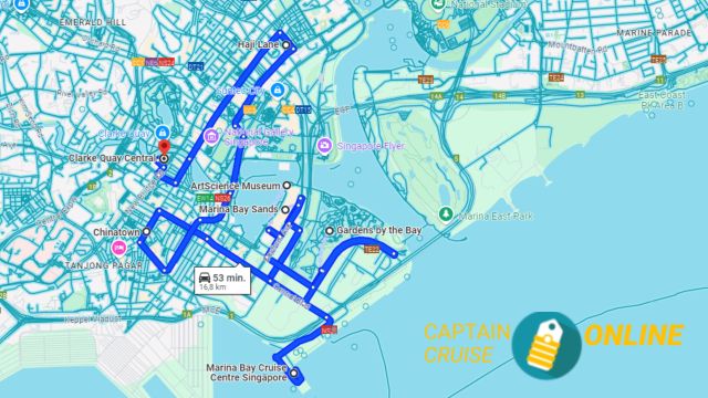 DE HOOGTE PUNTEN VAN SINGAPORE